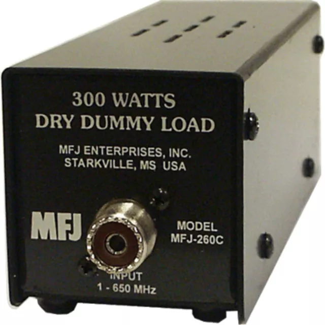 MFJ-260C - Dummy Load, Air Cooled, 300 Watts Intermittent Power Ham CB 2 Way