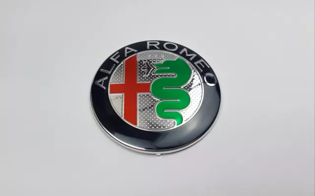 2x ALFA ROMEO Emblem 74 mm Front  Heck Scudetto 147 156 159 166 MITO