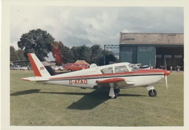 PIPER PA-24-260 COMANCHE Plane - Vintage 5 x 3.5" Photo (G-ATAO) 1970s