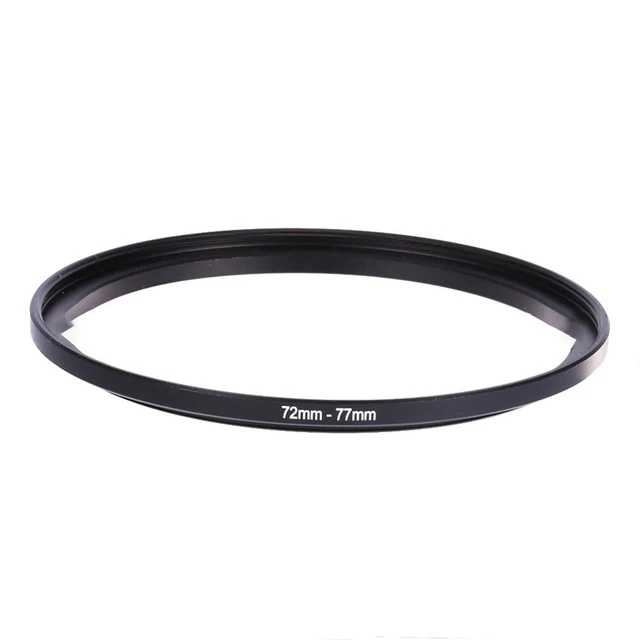 Adaptador de lente anillo de empalme adaptador de montaje de cámara de 72 a 77 mm hilo de filtro