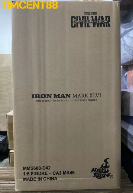 Ready! Hot Toys MMS608D42 Captain America: Civil War 1/6 Iron Man Mark XLVI 46