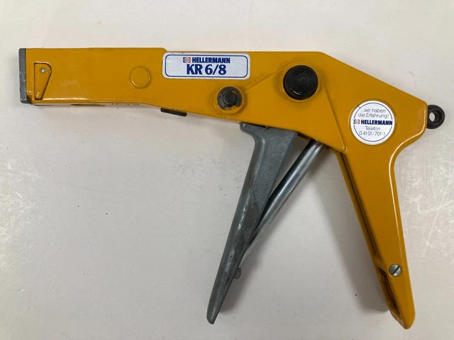 Hellermann KR6/8 - Kabelbinderzange - Verarbeitungswerkzeug für Kabelbinder