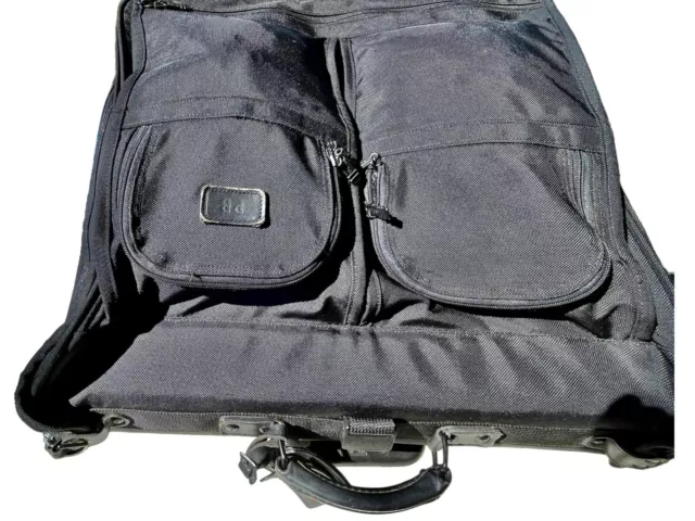 TUMI Black Alpha Garment Bag Rolling Wardrobe Wheeled Luggage +Fast Shipping! 8