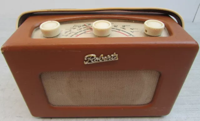 Roberts -Vintage Battery Operated R200 Transistor Radio - Untested -1960s