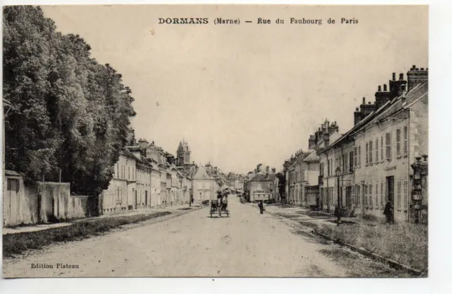 DORMANS - Marne - CPA 51 - le faubourg de Paris