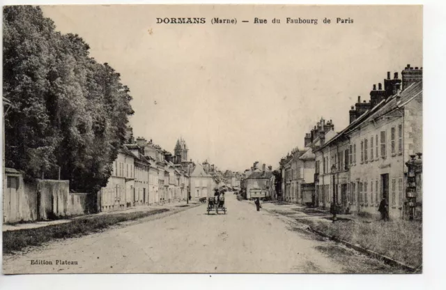 DORMANS - Marne - CPA 51 - the faubourg de Paris