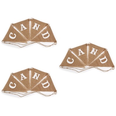 20 pz Nappa Carta Velina Decorativa Ghirlande Striscioni Festone Bandiere Bunting Decorazione per Matrimonio Festa Compleanno Vintage BUONDAC 1 pz Banner Candy Bar 