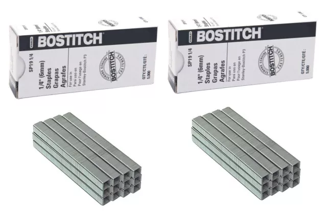 Bostitch Premium Staples for P3 Plier Stapler, 0.25-Inch Leg, 5,000 per Box (SP1