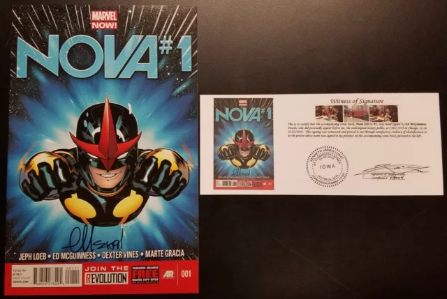 Nova (2013) #2-14 + Promo SIGNED!! Notarized!! McGuinness Duggan Baldeon