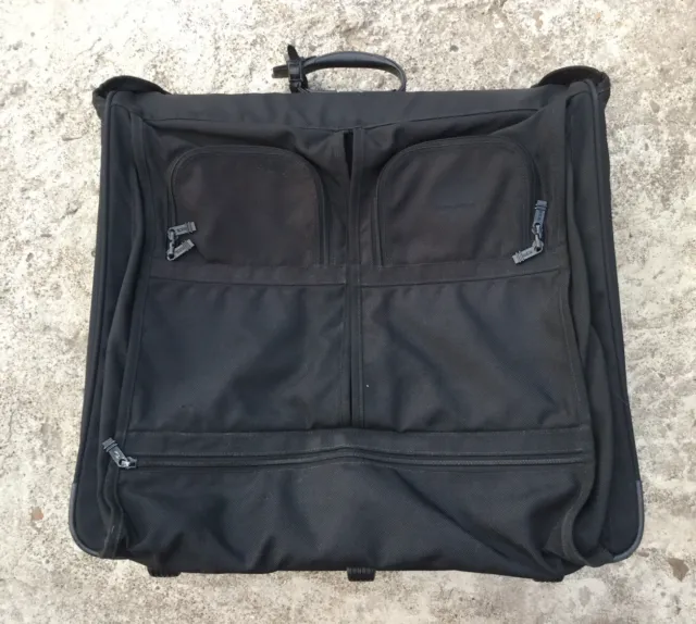 TUMI Black Alpha Garment Bag 2233D3 Extended Trip Rolling Wardrobe 2