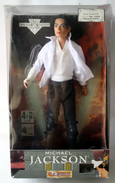 Rare 1995 Michael Jackson 12" Singing Doll Black Or White Street Life New Nos!