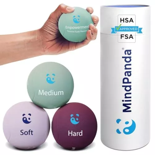 Geist & Körper Gel-Stressball für Erwachsene – Handtherapie Anti Stress Bälle...