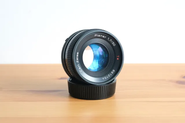 Carl Zeiss Planar 50mm f/1.7 T* MMJ Lens – Contax CY Mount