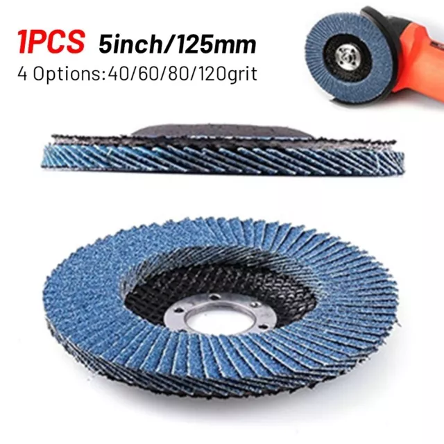 Long lasting Metal Sanding Flap Discs for 5 Angle Grinders 40 120 Grit