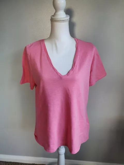 Womens T Shirt Size 14 Pink M&S