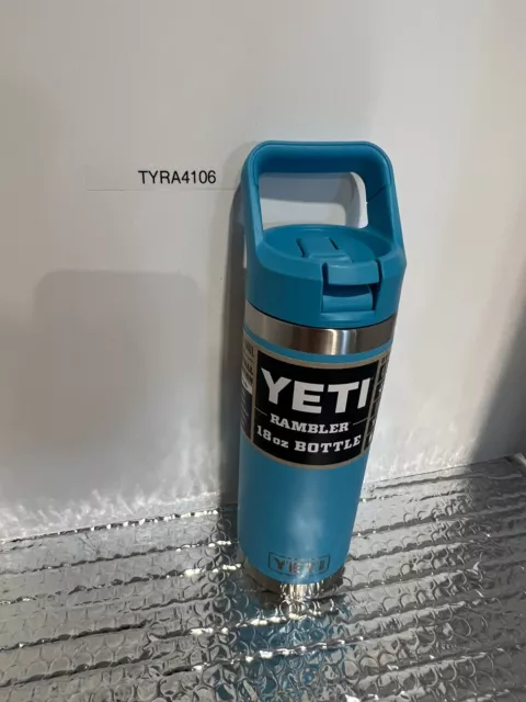 YETI Rambler 26 oz Bottle with Matching Straw Cap- Reef Blue