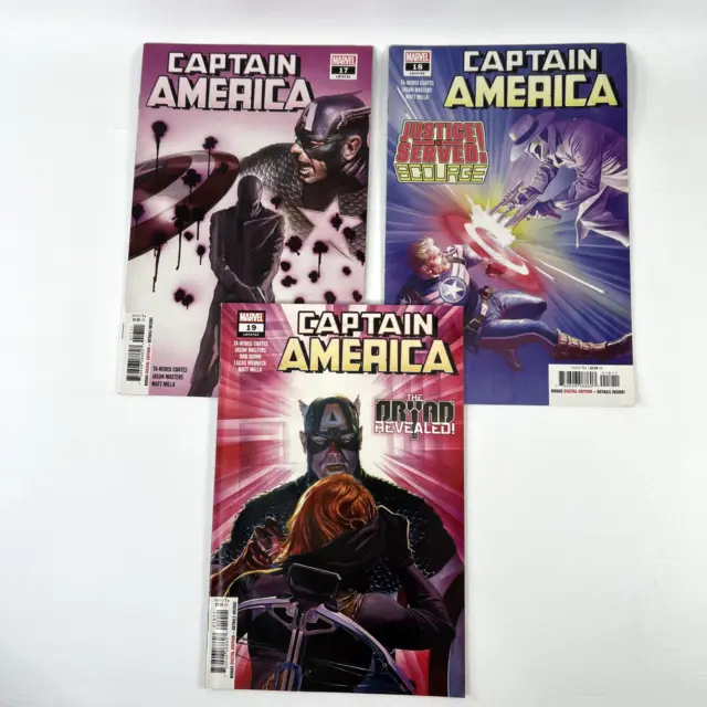 CAPTAIN AMERICA (2020) 17 - 19 Lot of 3 Marvel Comics Modern Era  Mid-High Grade