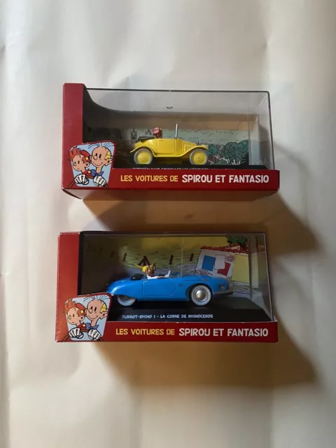 Lot De 2 Voiture - Les voitures de SPIROU et FANTASIO 1/43