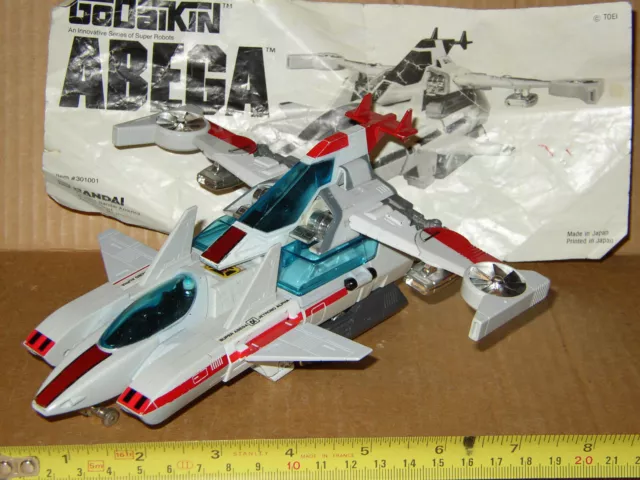 ABEGA Super Godaikin Bandai Alpha Beta Gamma 1983 Robot Jet Robo PC-39 Chogokin