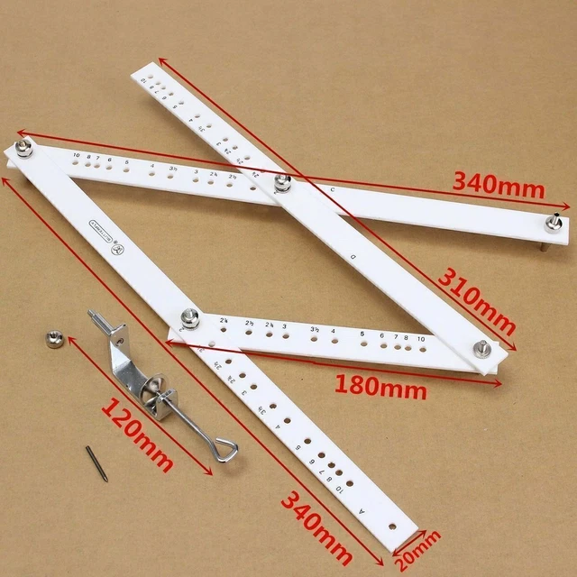 Pantograph 34cm vergrößern kopieren verkleinern Zeichengerät Zeichenwerkzeug.Neu
