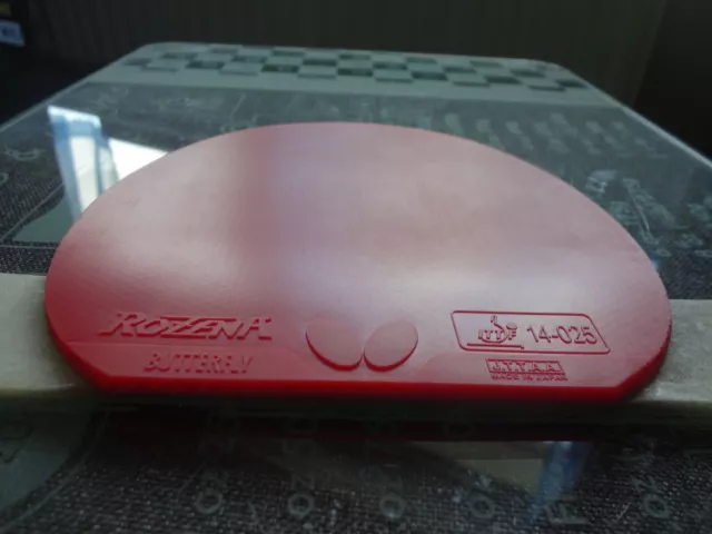 used table tennis rubber BUTTERFLY ROZENA  W150mm x H156mm