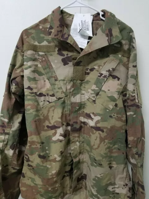 Ocp Scorpion Army Issue Fracu Uniform Flame Resistant Top Small Long Nwt
