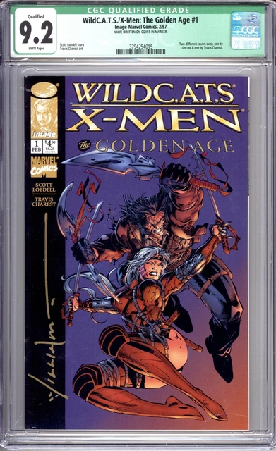 WildCATS/X-Men: The Golden Age #1 - CGC Graded 9.2 (NM-) 1997 - Signed One Shot