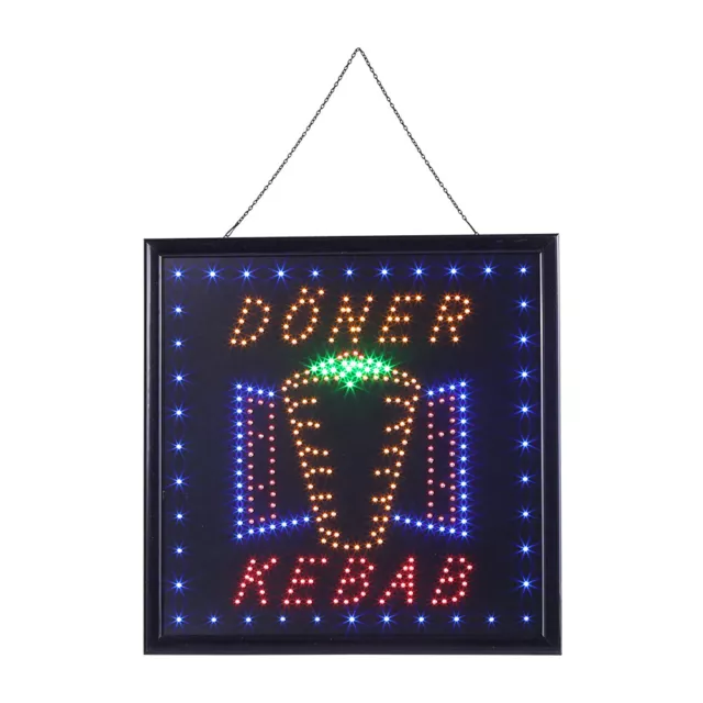 LED Schild Leuchtreklame Werbung Stopper Leuchtschild Sign Display
