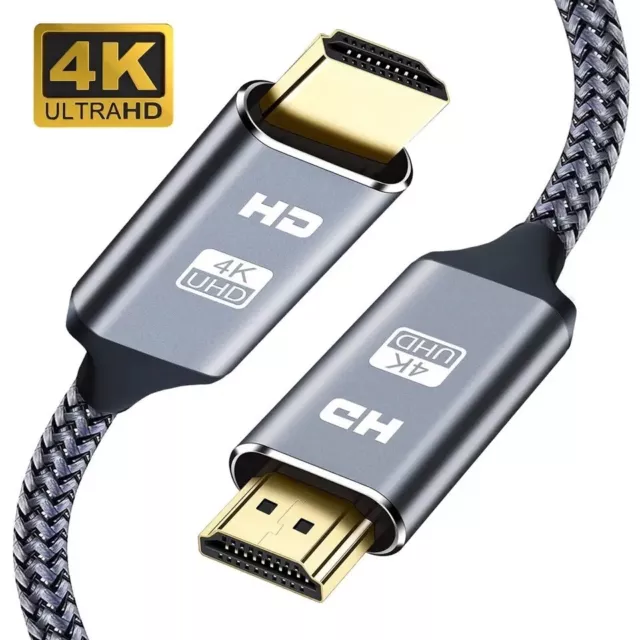 2 MÈTRE - Cable hdmi 2.0 4K 60Hz ultra HD 2160p 3D Full HD HDTV HDR18GB 2M 200Cm