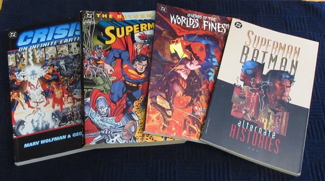 Lot of *4* DC TPBs! Batman/Superman (VF/NM) **Nice!**