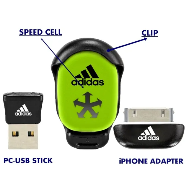 adidas miCoach CONNECT iPhone & iPod SpeedCell Chip Sender Sport Fußball Running 2
