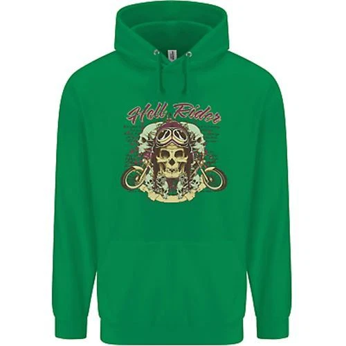 Felpa con cappuccio Hell Riders Moto Moto Biker Bambini Bambini 12