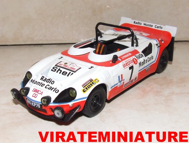 CALCOMANÍAS 1/43 REF 0533 Simca Proto CG Mc Fiorentino Tour De Corse