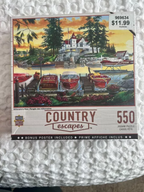 Country Escapes - Millionaire's Row 550 Piece Puzzle