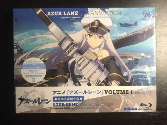 Azur Lane Vol.1 First Limited Edition Blu-ray Soundtrack Booklet japan F/S