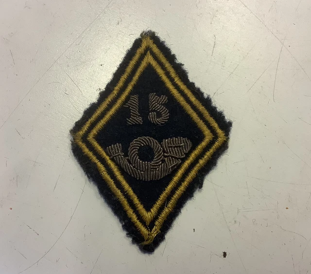 Insigne 11e RC Chasseurs RCC Berlin – Losange Tissu 1945, Cavalerie ABC