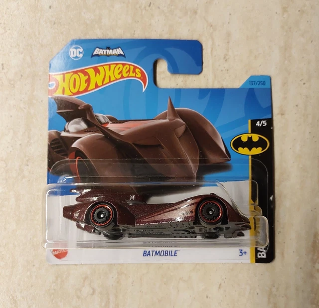 Hot Wheels Batmobile – Batman 4/5 – Modello In Scala 1:64 – Colori Nero/Rosso – Edizione 145/250 – Fatto In Malesia