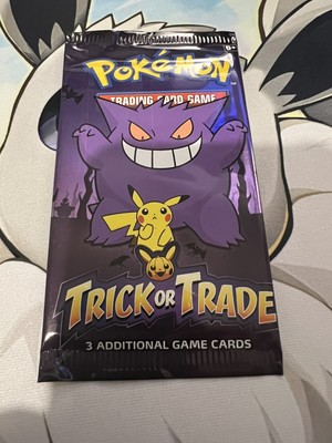 Pokemon Booster Packs Pokmon TCG: Trick Or Trade 2023 Mini Booster Pack   3 Random Cards Per Pack | Halloween-Themed Trading Cards Pokmon Booster  Pack