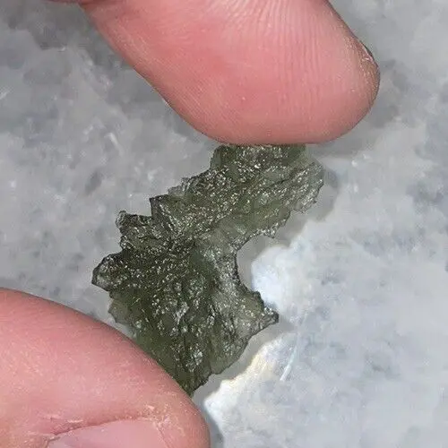 Moldavite 2.25 grams/11.25 ct Besednice Certificate of Authenticity