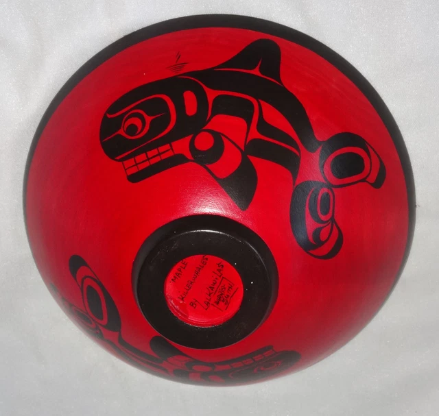 カナダ　Harris Smith Lalkawilas サイン有り立体造形クジラ カナダ Harris Smith Lalkawilas サイン有り立体造形クジラ