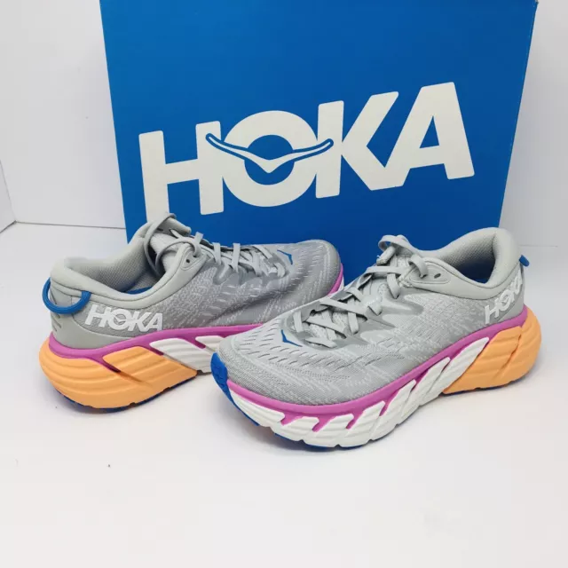 HOKA WOMEN'S GAVIOTA 4 Harbor Mist / Nimbus Cloud Running Shoes 6.5 B ...
