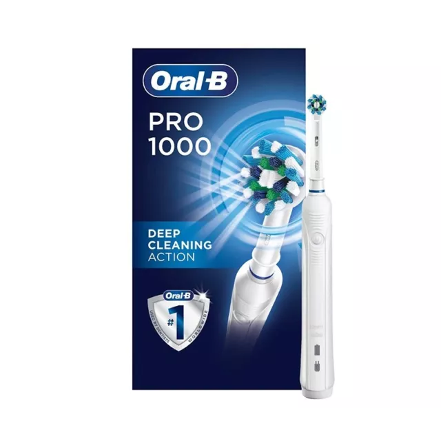 Cepillo de dientes eléctrico recargable Oral-B Pro 1000 CrossAction SELLADO NUEVO EN CAJA 