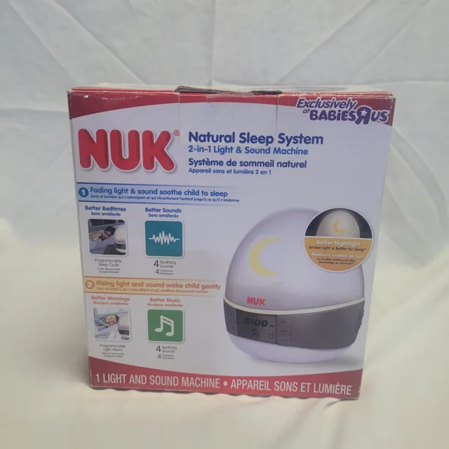 Nuk Natural Sleep System 2 in 1 light and sound machine