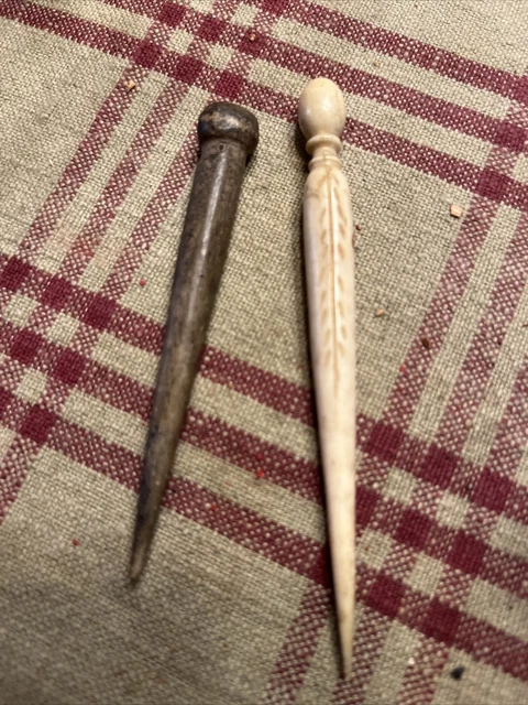 18th Century  Carved Small Sailors Sewing Fids Rev War Period