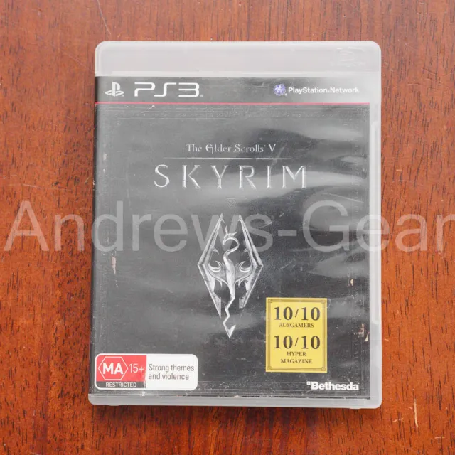 Skyrim The Elder Scrolls V PS3 Video Game Sony Playstation 3