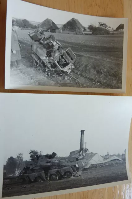 B16 ) 2x SPÄHWAGEN ,8-RAD, 4-Rad ,Crash Abschuss  ,Polen, 1.Gebirgs Div