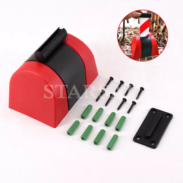 5M Retractable Barrier Tape Security Safety Crowd Control Warning Sign Belt Type