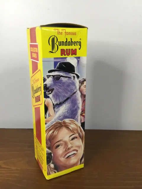 madonna rare bundaberg rum box 80s? featuring celebrities bundy rum alcohol box