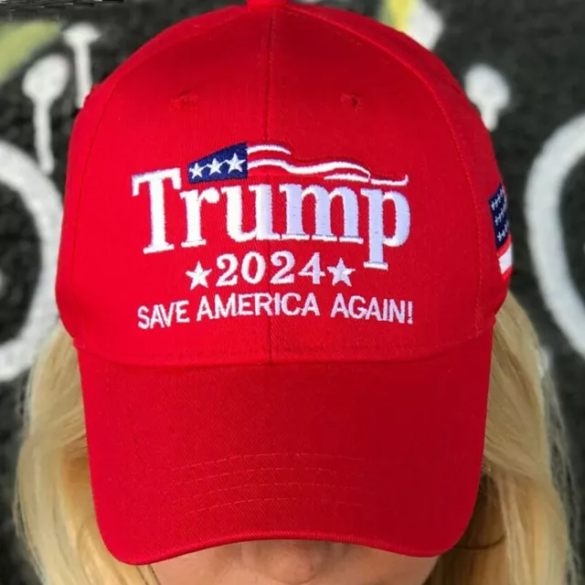 Trump Hat Embroidered 2024 Maga Cap Save Keep Make America Great Again