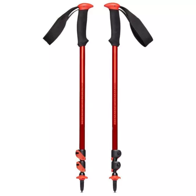 3 Section Trekking Hiking Walking Poles - Black Diamond Trail Sport Poles